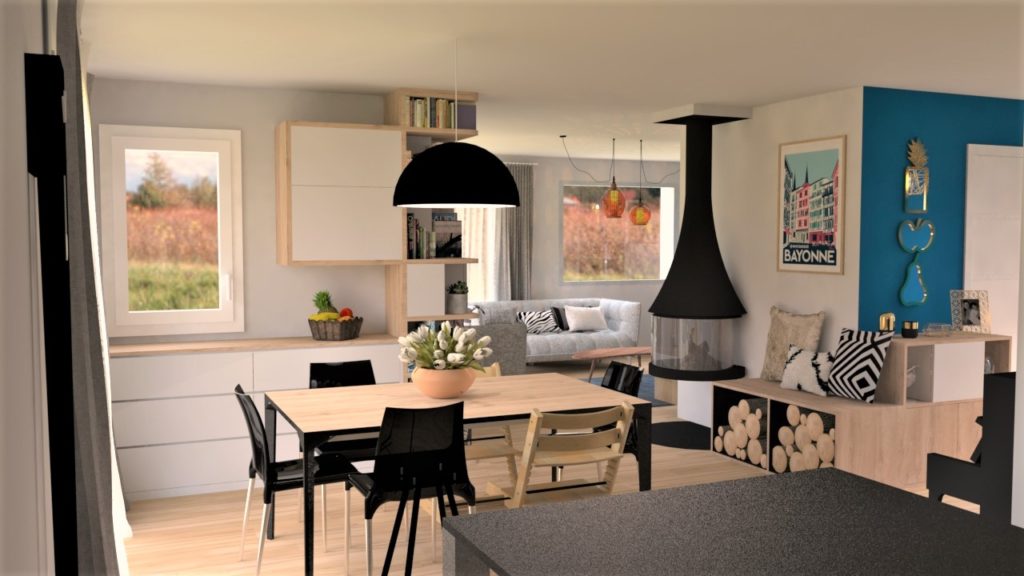 image salle à manger après et si vous pouviez tout ranger LR Architectes