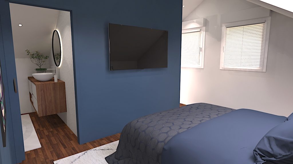 image espace télévision avant une suite sous les toits